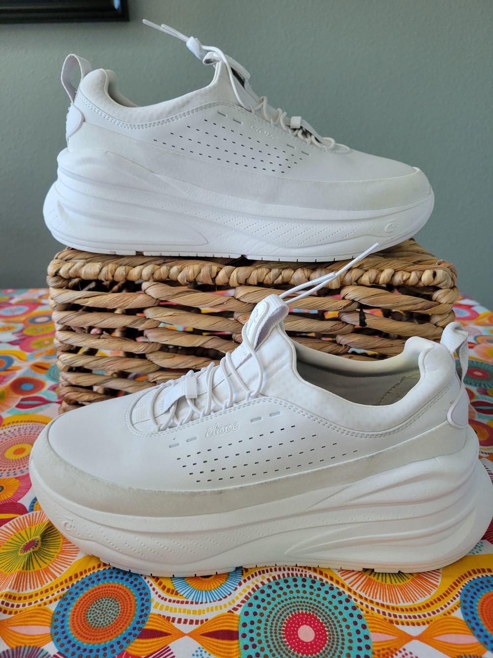 Clove Women's Forte 2 Sneakers Shoes Brilliant White Size 9.5 NWW